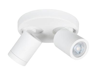 Highlight Spot Oliver 2 lichts rond badkamer IP44 wit Highlight Spot Oliver 2 lichts rond badkamer IP44 wit