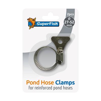 Slangklem rvs d27-52mm 2st