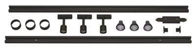 SLV 1-Fase Rail Set zwart - 143190