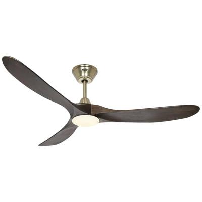 CasaFan ECO GENUINO-L 152 MG-NB Plafondventilator 16.5 W (Ø x h) 1520 mm x 340 mm Messing Met afstandsbediening, Met wintermodus CasaFan ECO GENUINO-L 152 MG-NB Plafondventilator 16.5 W (Ø x h) 1520 mm x 340 mm Messing Met afstandsbediening, Met wintermodus