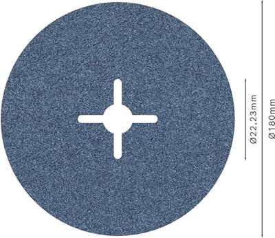 Bosch Accessories 2608606742 Fiberschijf Diameter 180 mm 1 stuk(s) Bosch Accessories 2608606742 Fiberschijf Diameter 180 mm 1 stuk(s)