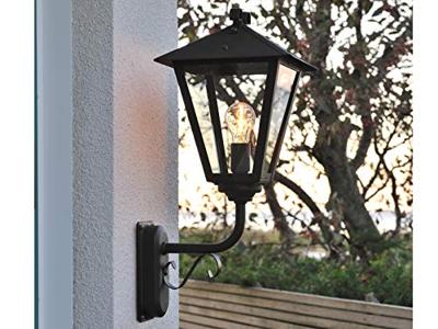 Wandlamp Benu zwart opwaarts - thumbnail