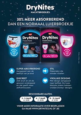 DryNites Pyjama Pants Disney Frozen 1730 kg 47 Age 10 Stuks bij Jumbo - thumbnail