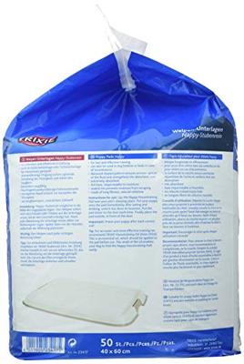Zindelijkheidstraining-pads voor honden Trixie Puppy Nappy 40 x 60 cm 40 × 60 cm Wit 50 Stuks - thumbnail