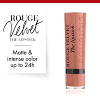 Bourjois Bourjois Rouge Velvet Lipstick : 01 - Hey Nude! (2,4gr) - thumbnail