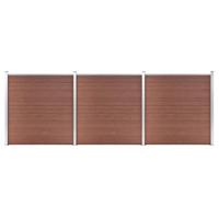 Schutting 526x186 cm HKC bruin - thumbnail