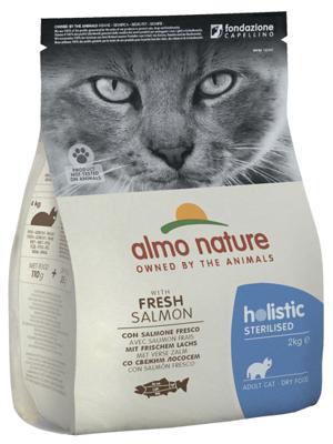 ALMO NATURE Holistic Sterilised Salmon - droog kattenvoer - 2kg