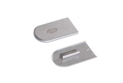 Lamello cabineo afdekkappen zilver (100st)