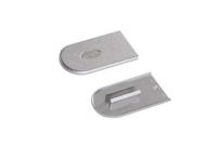 Lamello cabineo afdekkappen zilver (100st) - thumbnail