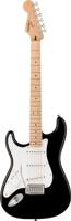 Squier Sonic Stratocaster Left-Handed MN Black linkshandige elektrische gitaar - thumbnail
