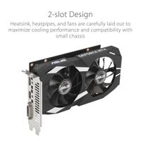 Asus Nvidia GeForce RTX 3050 Videokaart Dual - OC Edition 6 GB GDDR6-RAM PCIe x16 DVI, HDMI, DisplayPort Zero-Fan-Modus , Vulkan, NVIDIA G-Sync , Overclocked - thumbnail