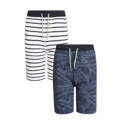 WE Fashion slim fit sweatshort - set van 2 multi color WE Fashion slim fit sweatshort - set van 2 multi color