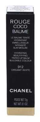 Chanel Rouge Coco Hydrating Beautifying Tinted Lip Balm 912 DREAMY WHITE Lippenstift 3 g Dames
