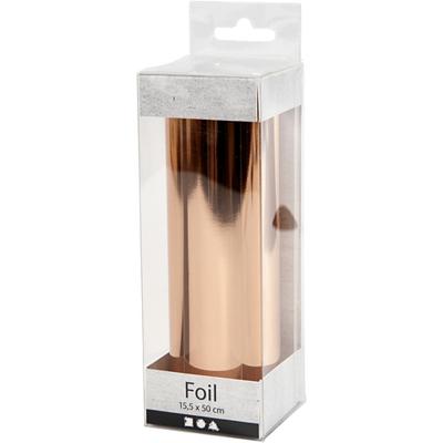 Creativ Company Deco folie, b: 15,5 cm, dikte 0,02 mm, roze goud, 50 cm/ 1 rol Creativ Company Deco folie, b: 15,5 cm, dikte 0,02 mm, roze goud, 50 cm/ 1 rol