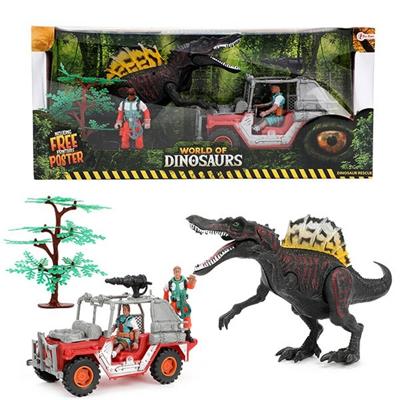 World Of Dinosaurs speelset jeep met dino