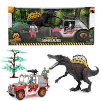 World Of Dinosaurs speelset jeep met dino - thumbnail