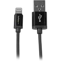 StarTech.com 15 cm korte zwarte Apple 8-polige Lightning-connector-naar-USB-kabel voor iPhone / iPod / iPad - thumbnail