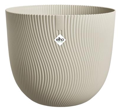 Ronde bloempot - ELHO - Sereh Rond 60 - 110 L - Ø 59 x H 51 cm - Beige - Binnen/buiten
