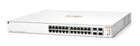 HPE Aruba Instant On 1930 24G PoE 4SFP/SFP+ 370W (JL684A) - Switch - 24x 10/100/1000 (PoE+) + 4 x 1/10Gb SFP+ - 370W PoE - 1U - thumbnail