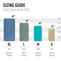 Sea to summit Pocket Reishanddoek Moonlight XL - thumbnail