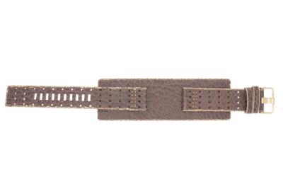 Horlogeband Fossil JR9040 Onderliggend Leder Bruin 22mm