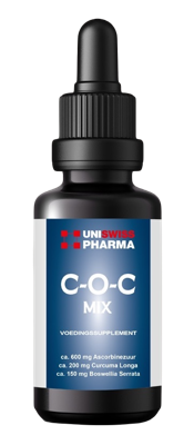 Uniswiss C-O-C mix (curcumine, olibanum (boswellia), vit c) 10 Milliliter Uniswiss C-O-C mix (curcumine, olibanum (boswellia), vit c) 10 Milliliter