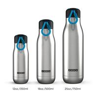 Zoku Hydration 500ml roze/grijze drinkbeker - thumbnail