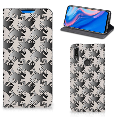 Huawei P Smart Z Hoesje maken Salamander Grey Huawei P Smart Z Hoesje maken Salamander Grey