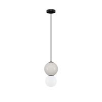 Lyora HanglampNoesis Ø 18cm licht grijs met wit - 9009194 - thumbnail