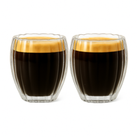 Cookinglife Dubbelwandige Koffie- / theeglazen Pumpkin 260 ml - 2 stuks - thumbnail