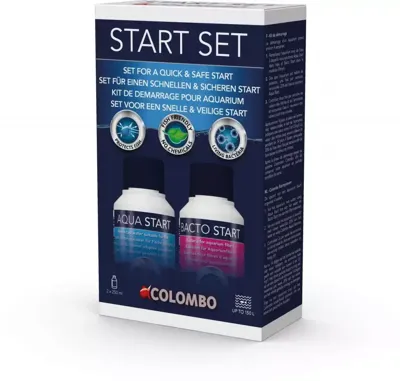 Colombo Aqua Start Combipack 250ml - Startpakket voor Nieuwe Aquaria Veilig & Evenwichtig