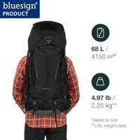 Osprey Kestrel 68 Backpack Heren Bonsai Green L/XL - thumbnail