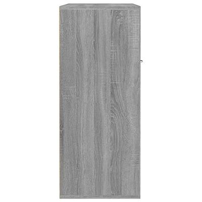 Schoenenkast 60x35x84 cm bewerkt hout grijs sonoma