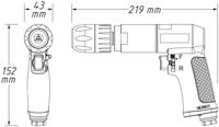 HAZET Boormachine 9030P-1 · Lengte: 219 mm - thumbnail