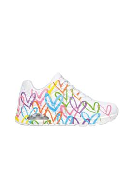 Skechers Uno Highlight Love 177981/WMLT Wit-40 maat 40