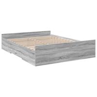 Bedframe met lades bewerkt hout grijs sonoma eiken 150x200 cm - thumbnail