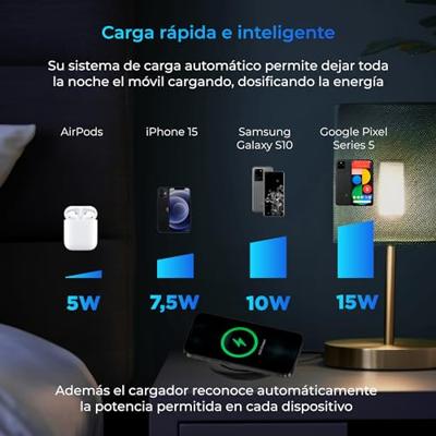 Draadloze oplader KSIX Draadloze oplader KSIX