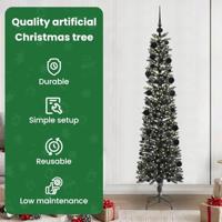 VidaXL Kunstkerstboom met 300 led groen 210 cm pvc en plastic en staal - thumbnail