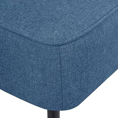 VidaXL Cocktailstoel stof blauw