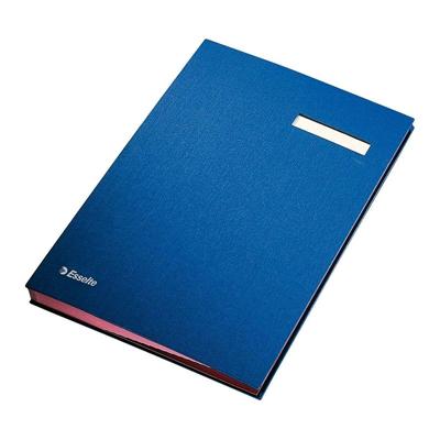 Esselte handtekenmap, ft A4, 20 vakken, blauw Esselte handtekenmap, ft A4, 20 vakken, blauw