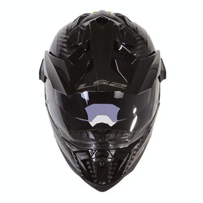 LS2 endurohelm "mx701 explorer alter", uitneembaar en wasbaar, rescue wangkussentjes, micrometrische sluiting, verwijderbare helmtop, voorbereiding voor helmcommunicatie, pinlock 70 maxvision™. helmet mx701 explorer alter s bl./white matt - thumbnail