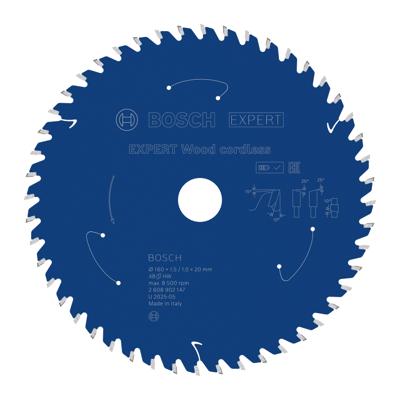 Bosch Accessoires expert wood cordless cirkelzaagblad | 160 x 1,5/1 x 20 mm | t48 - 2608902147 Bosch Accessoires expert wood cordless cirkelzaagblad | 160 x 1,5/1 x 20 mm | t48 - 2608902147