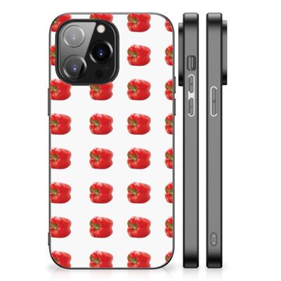 iPhone 14 Pro Max Back Cover Hoesje Paprika Red