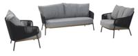 4 Seasons Outdoor Ravello loungebank - donker grijs - thumbnail