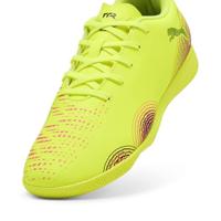 PUMA Future 8 Play Zaalvoetbalschoenen (IN) Kids Geel Zwart Roze - thumbnail