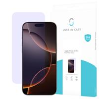 Just in Case Blue Filter Tempered Glass voor Apple iPhone 16 Pro Smartphone screenprotector - thumbnail