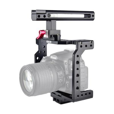 YELANGU C8 YLG0910 handvat video camera kooi stabilisator (zwart)