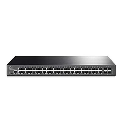 TP-LINK JetStream 48-Port-Gigabit-L2-Managed-Switch mit 4 SFP-Slots, Managed, L2, Gigabit Ethernet (10/100/1000), Rack-Einbau, 1U TP-LINK JetStream 48-Port-Gigabit-L2-Managed-Switch mit 4 SFP-Slots, Managed, L2, Gigabit Ethernet (10/100/1000), Rack-Einbau, 1U