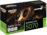 Inno 3D Nvidia GeForce RTX 5070 Videokaart GeForce RTX™ 5070 X3 OC White 12 GB GDDR7-RAM PCIe x16 HDMI 2.1, DisplayPort 2.1 - thumbnail