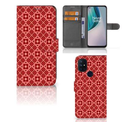 OnePlus Nord N10 | Telefoon Hoesje | Batik Rood
